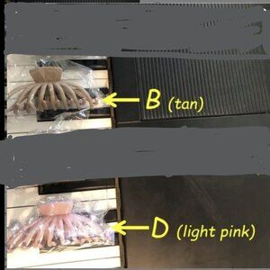 GET US FREE! Large hair claws, new in original sealed plastic